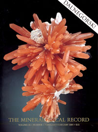 Mineralogical Record Vol. 32, No. 1, 2001