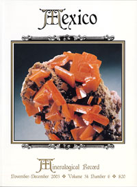 Mineralogical Record Vol. 34, No. 6, 2003