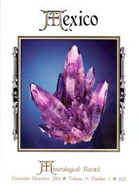 Mineralogical Record Vol. 35, No. 6, 2004
